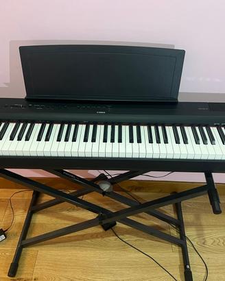 Pianoforte digitale YAMAHA P-125 + supporto