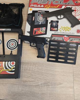 Pistola giocattolo per bambini con bersaglio