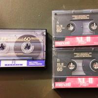 Cassette vergini - TDK FE60 e Maxell XLII 60