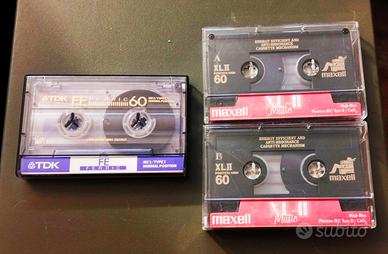 Cassette vergini - TDK FE60 e Maxell XLII 60