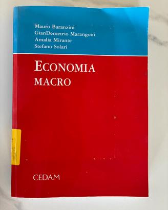 Economia macro CEDAM - Baranzoni, Marangoni