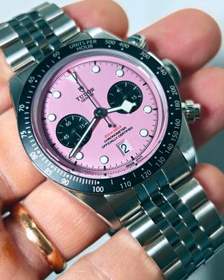 Tudor Black Bay Chrono Pink rosa M79360N 12/2025 n