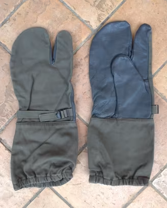 Guanti Moffole Militari Esercito Tedesco WW2 nva