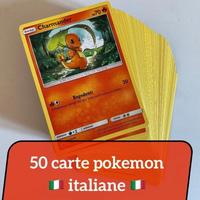 lotto 50 carte pokemon ITA da gioco collezione IT