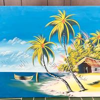 Quadro caraibico su tela