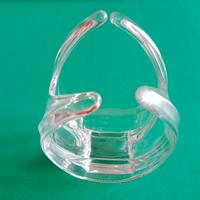 Centrotavola in vetro vintage anni ’70