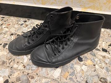 Sneaker alte Calvin Klein Nere Unisex – Taglia 41