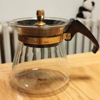 Caffettiera /teiera vintage Pyrex France bordo oro