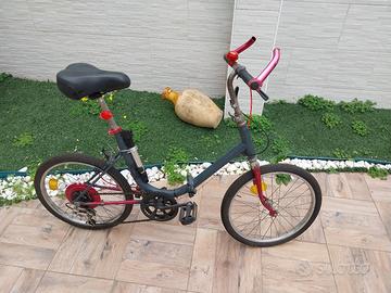 bici pieghevole con cambio 