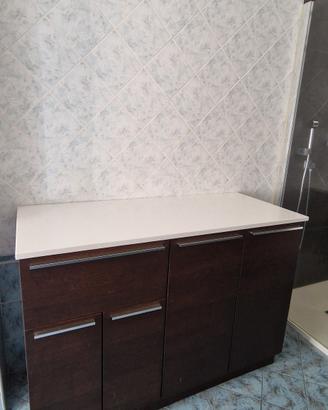mobiletto con piano in marmo