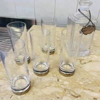 Set bicchieri vintage con decanter Whisky