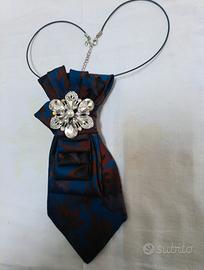 Collana cravatta gioiello vintage 