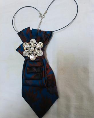 Collana cravatta gioiello vintage 