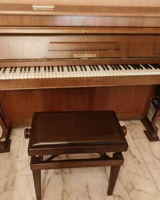 Pianoforte verticale Weinbach con sgabello 