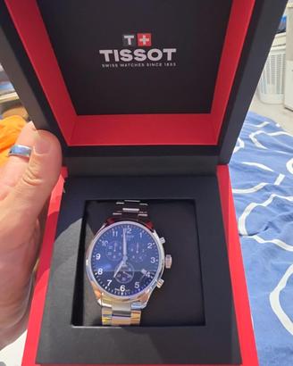 Tissot Chrono XL blu- nuovo full set mai indossato