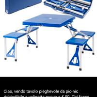 tavolo da Pic nic ancora nuovo 