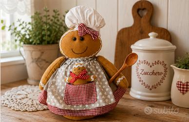 Pupazzo gingerbread cuoca