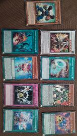 set 9 carte yu gi oh 1 edizione