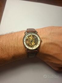 orologio meccanico scheletrato vintage