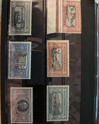 Regno d'Italia 1923  Serie Manzoni Completa 6v MNH
