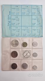 Monete Lire serie divisionale 1968/69/70