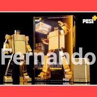 Chogokin Gold Lightan POSE+ Metal P+01 *NUOVO
