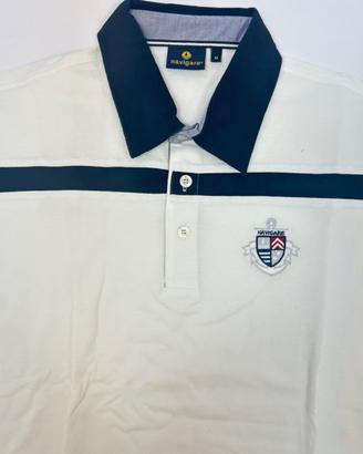 POLO UOMO TG M/4 -NAVIGARE PIQUET-STILE YACHTING