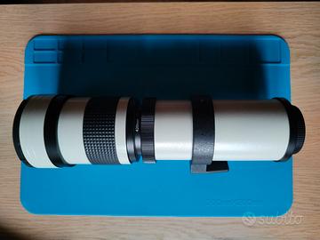 Teleobiettivo 420-800 mm per reflex 