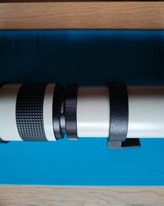 Teleobiettivo 420-800 mm per reflex 