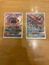 Carte pokemon - Tapu Lele GX, Tapu Bulu GX