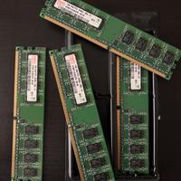 Lotto 4x RAM Hynix 1GB DDR2 PC2-6400U 800MHz