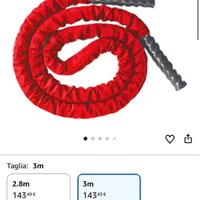 CORDA PER SALTO FITNESS PESATA