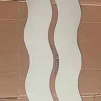 Coppia specchi ondulati