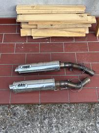 Coppia scarichi MASS per Kawasaki 1000 cc
