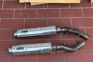 Coppia scarichi MASS per Kawasaki 1000 cc