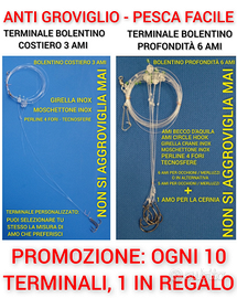 TERMINALE BOLENTINO ANTI GROVIGLIO CON TECNOSFERE