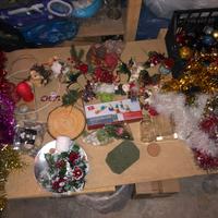 Kit decorazioni di natale candele, palline, vasi,e