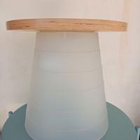 TAVOLINO LAMPADA SGABELLO HANDMADE RECUPERO