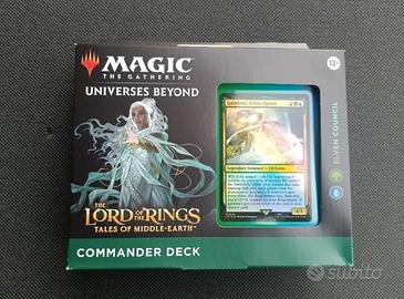 Magic Commander Deck Elven Council Lord Rings ENG