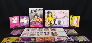 LUPIN - FUJIKO 2 FOLDER + 10 BUSTE E CARTOLINE