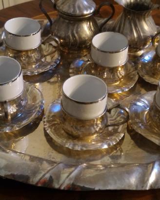 Servizio caffè silver
