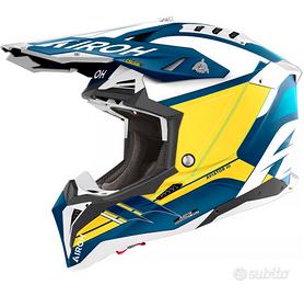 Casco cross Airoh AVIATOR 3 - SABER - Blu