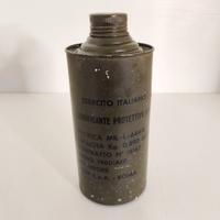 Barattolo Esercito Italiano Olio Lubrificante