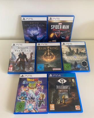 Lotto giochi PS5 e PS4