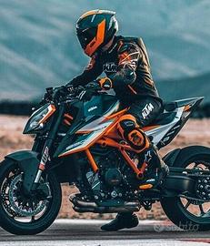 KTM pelle Competo + paraschiena + Guanti ....altro