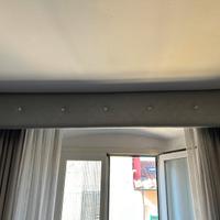 Mantovana imbottita copri bastone tende