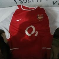 maglia calcio  arsenal  originale usata  numero 3