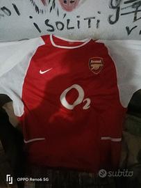 maglia calcio  arsenal  originale usata  numero 3