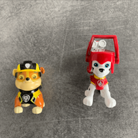 Paw patrol 2 personaggi Marshall & Rubble