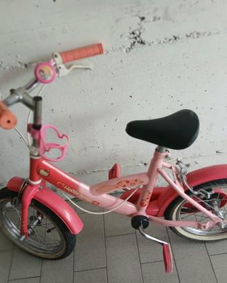 Bicicletta bimba con rotelle